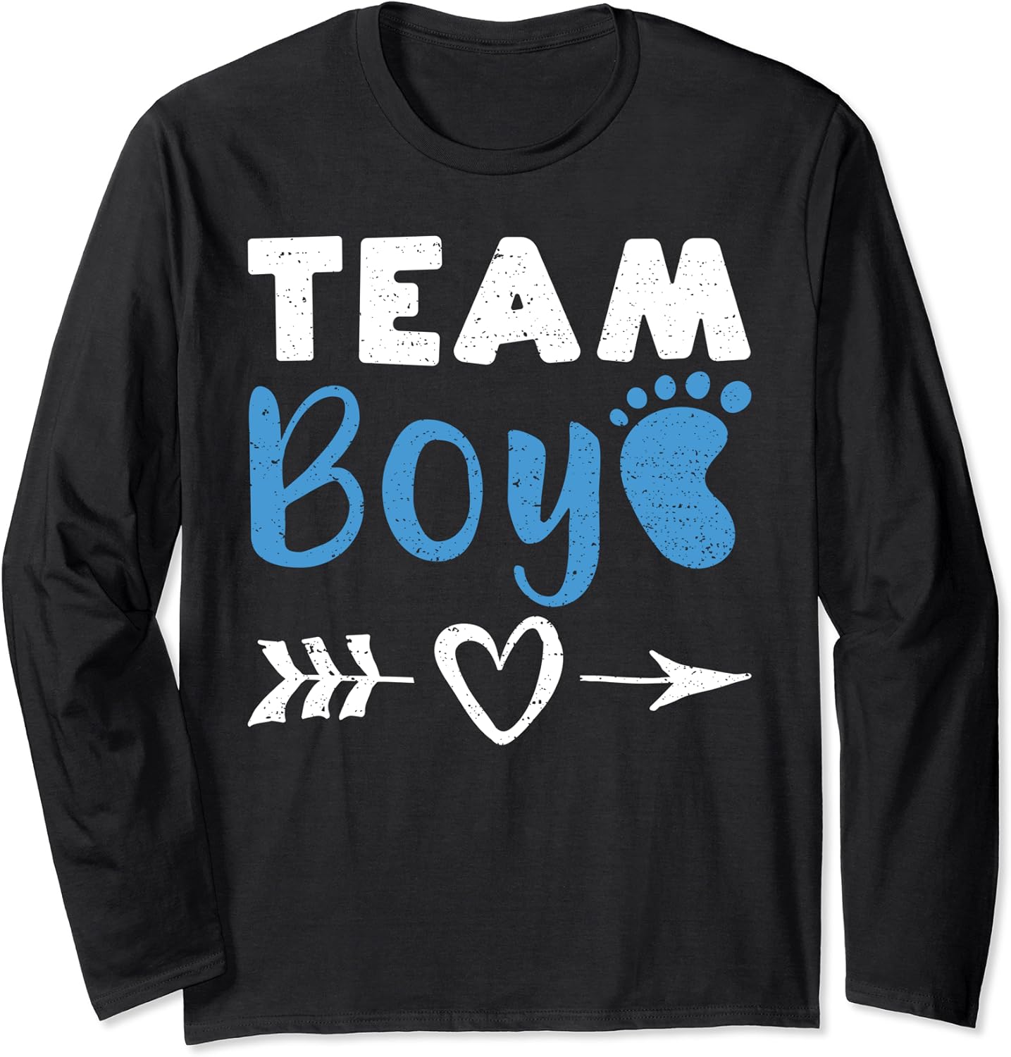 Team Boy Baby Shower Long Sleeve TShirt Clothing